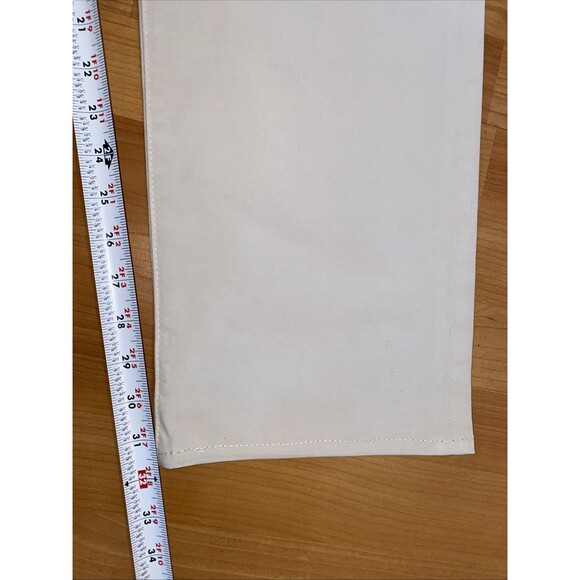 AG The Graduate Preppy Sueded Tailored Leg Men's 40x32 Natural Ivory Pants - Picture 8 of 15